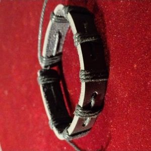 Men's, Adjustable, leather bracelet